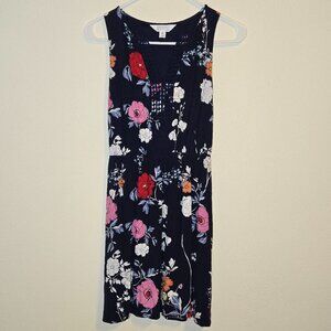 Market & Spruce Bogota Crochet Trim Dress in Navy